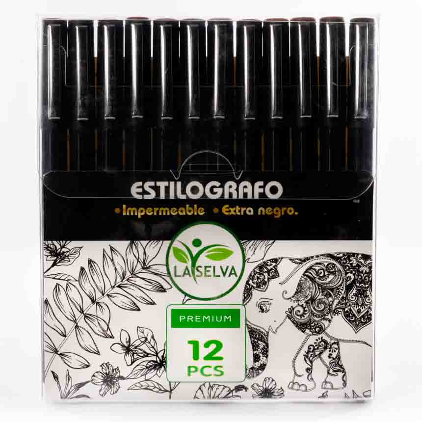 Tiralineas o estilografos premium La Selva de 12pcs