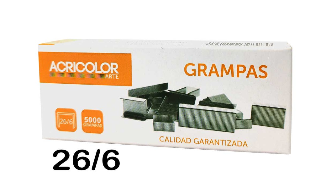 Grapas 24/6madison cobre5000pcs