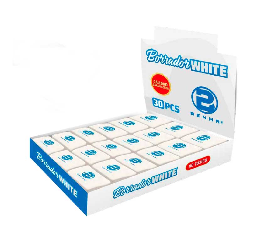 Borrador blanco Benma 30pcs