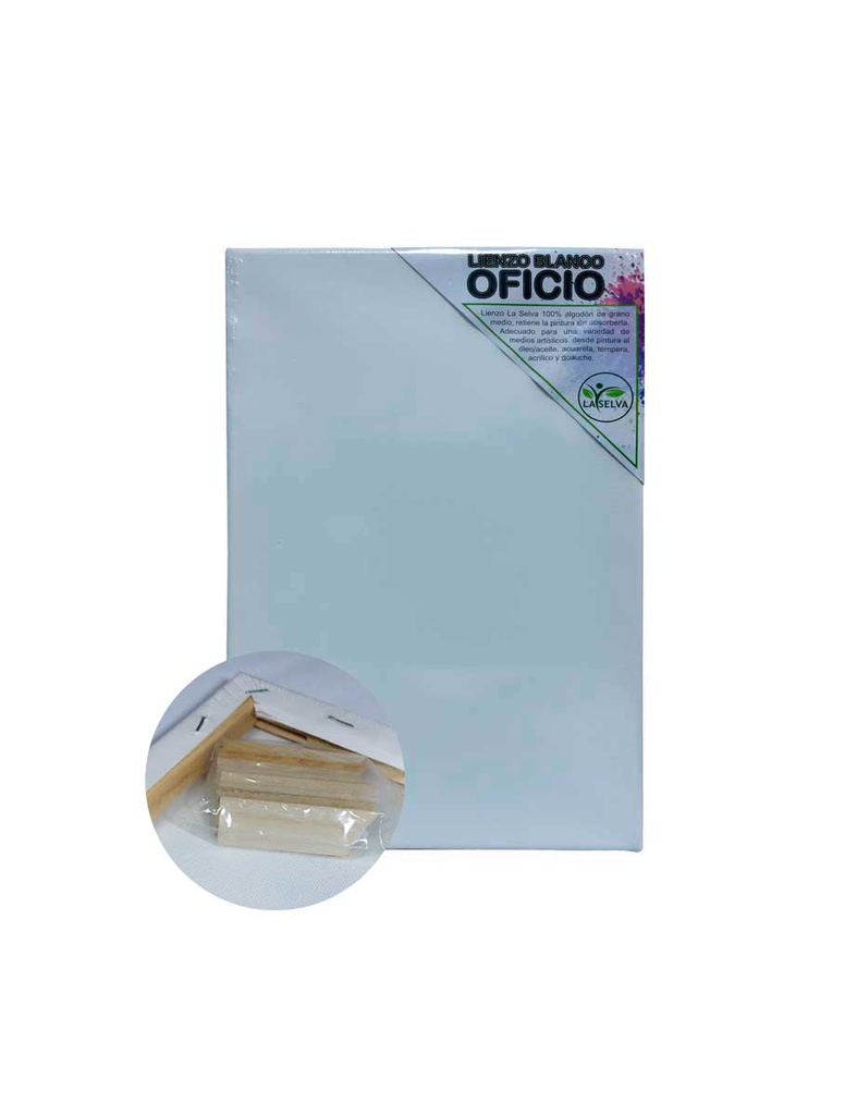 Lienzo 30x30 BLANCO economico