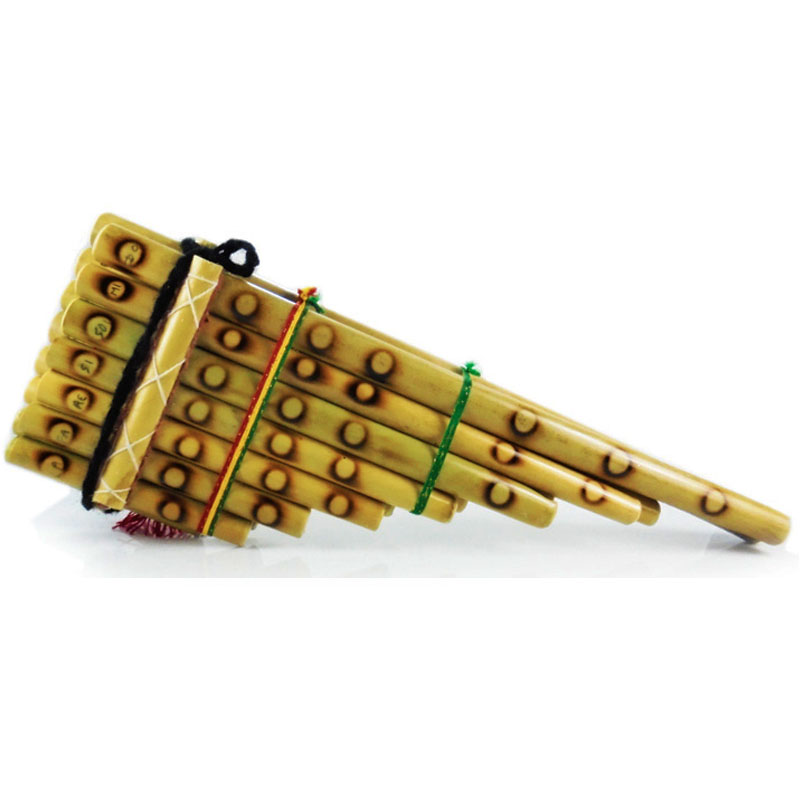 Instrumento musical"-Zampoña 7-8 tubos