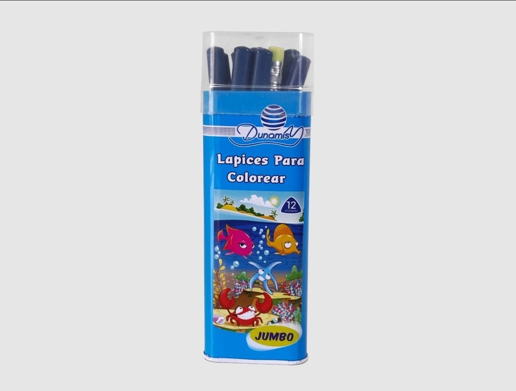 Color largo dunamis en lata jumbo de 12colores (PROMOCION)