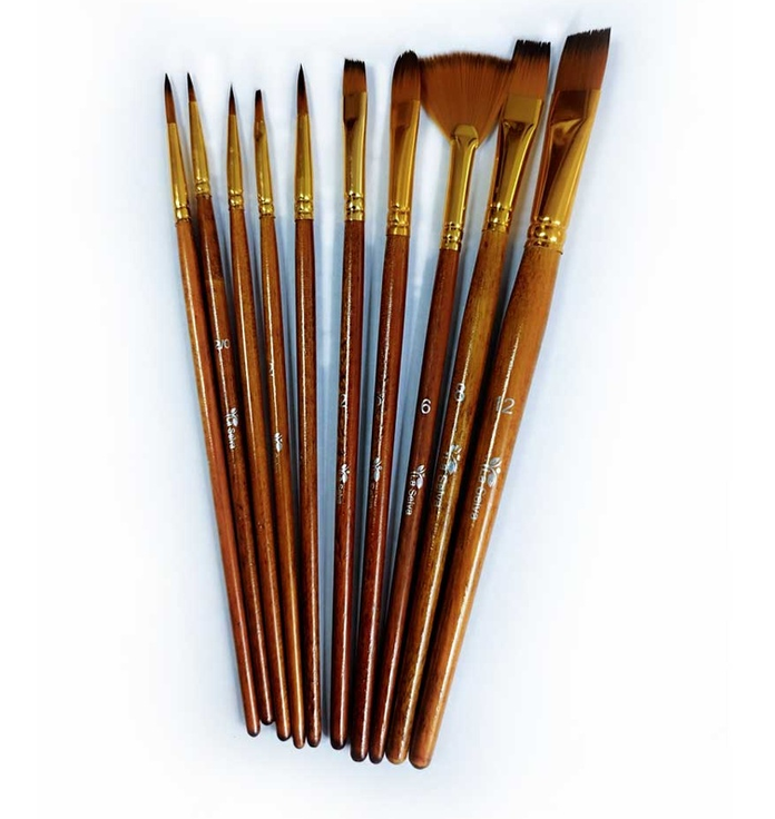 Pincel mixto La Selva 10pcs