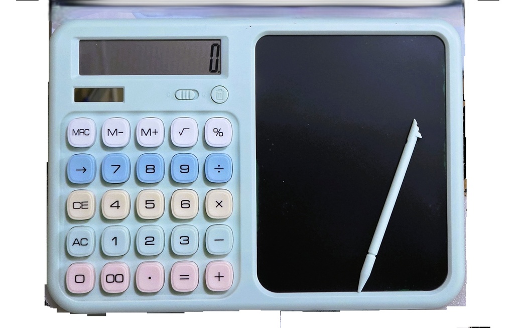 Calculadora Comercial Con Pizarra Magica (4 colores)