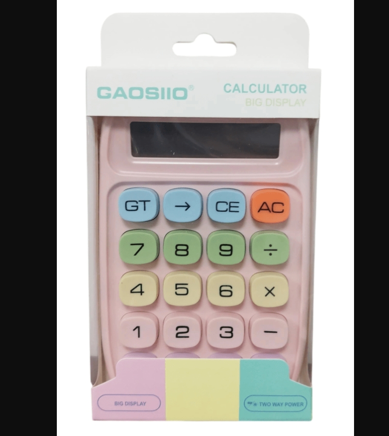 Calculadora Comercial GITFZRN Mediano (4 colores)