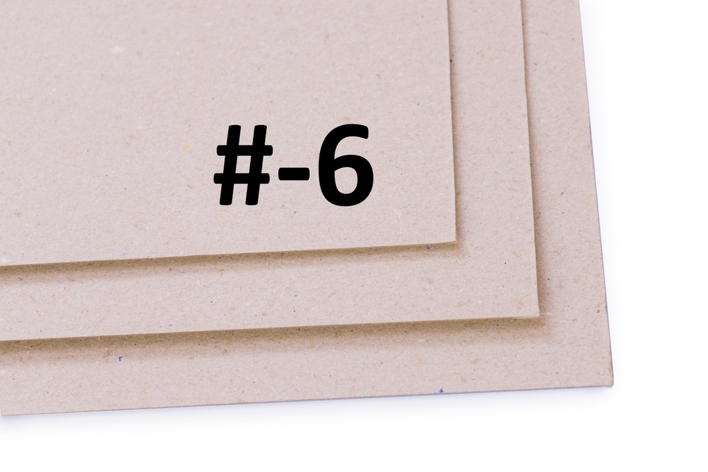Carton gris #6 80x120cm esp. 1.05mmt
