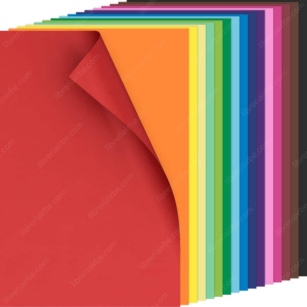 Cartulina fuerte CARTA de 10 colores surtido 180gr. CHAMPION