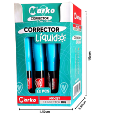 Corrector en Boligrafo Marko BIG 12PCS