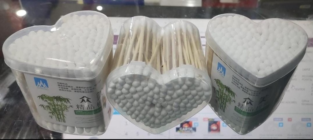 Cotonete 100 pcs paquete de 6pcs