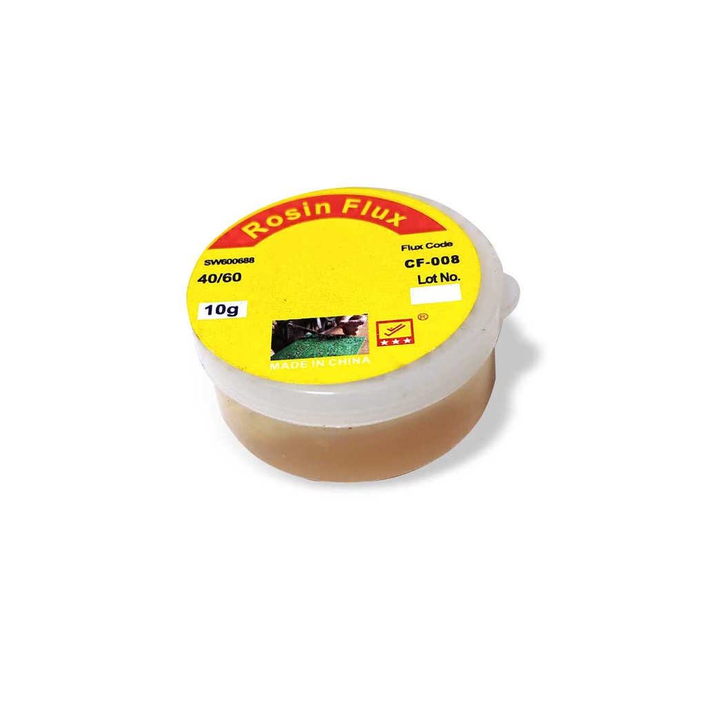 Crema solida para soldar y limpiador de Cautin ROSIN FLUX