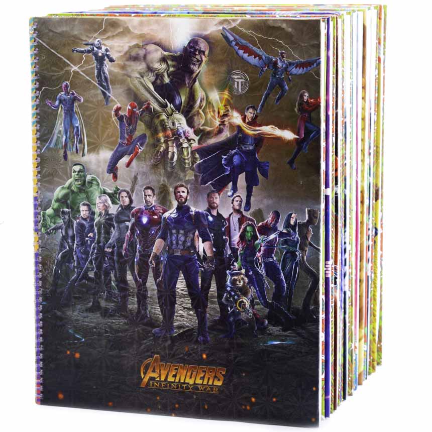 Cuaderno anillado artesanal carta 80h paq.de 10unid.