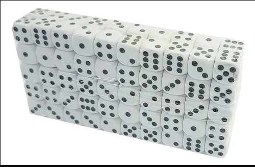 Dados  BLANCO 100pcs