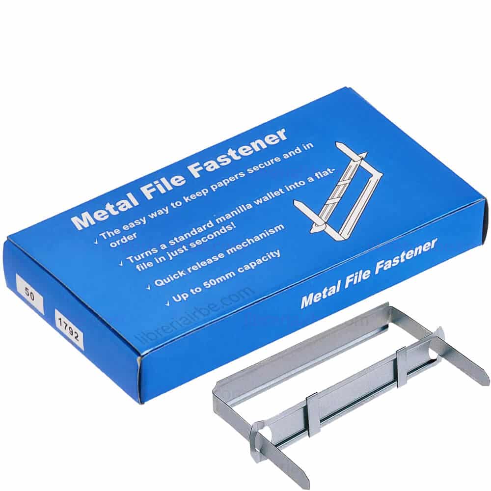 Fastener metalico para folder de 50pcs