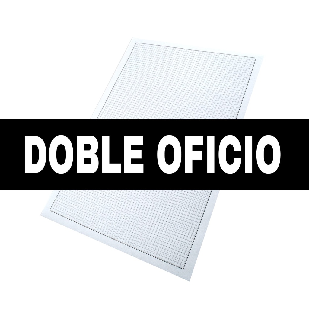 Hojas cuadernillo Doble Oficio 500hojas