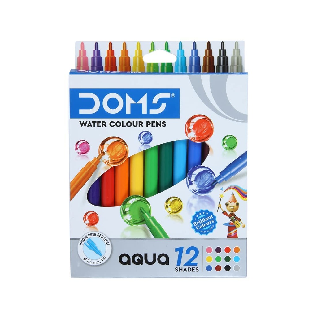 Marcador escolar DOMS 12 colores