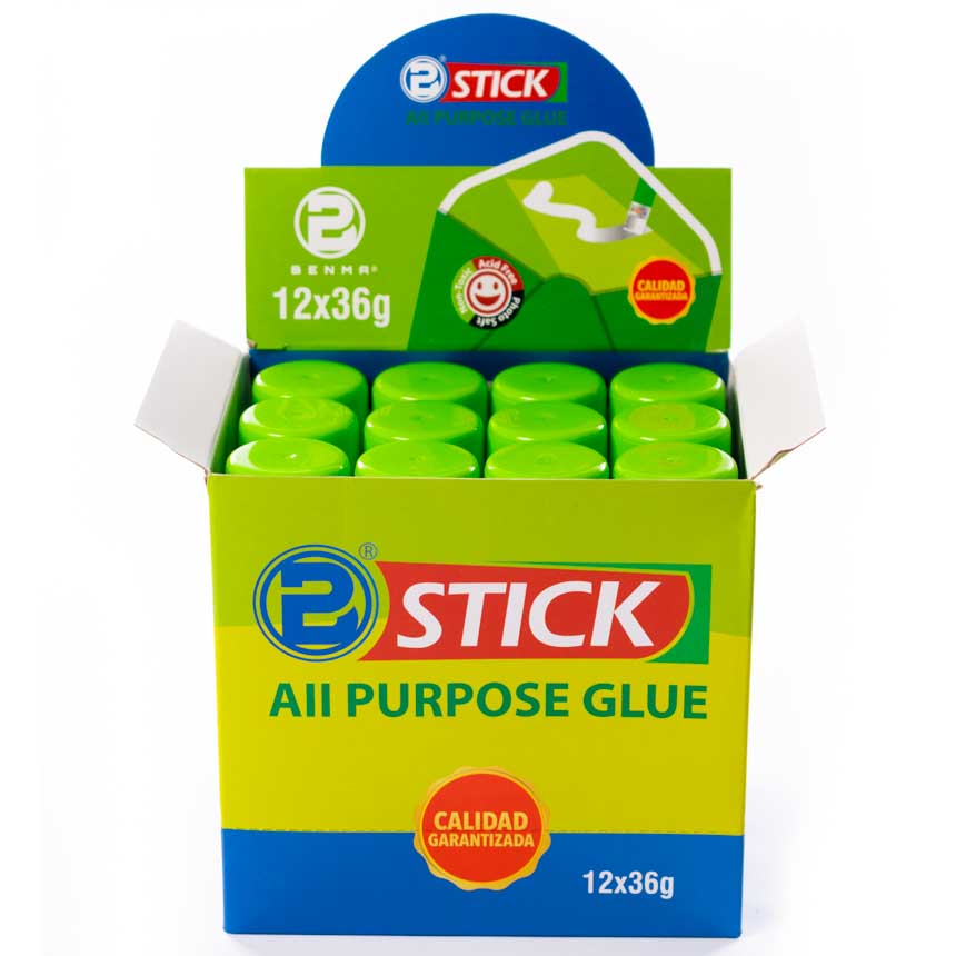 Pegamentos en Barra 36gr BENMA 12PCS