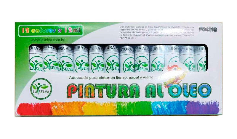 Pintura al oleo de 12ml La Selva blanco
