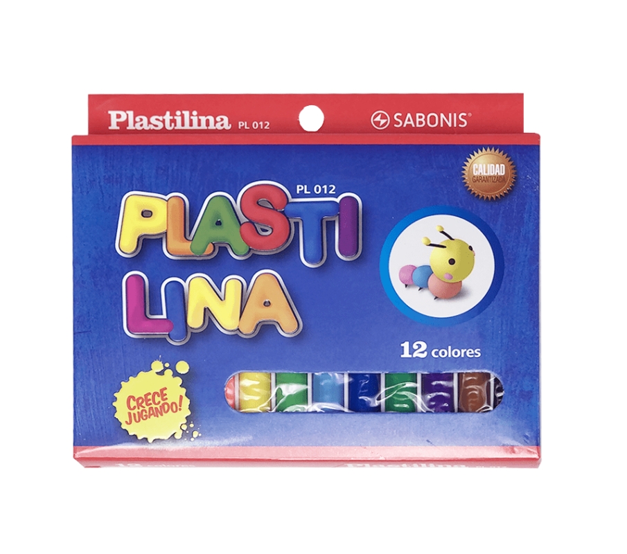 Plastilina Sabonis de 12 colores