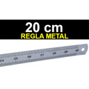 Regla metalica de 20cm