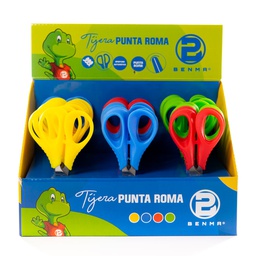 Tijera economica BENMA punta roma 24PCS