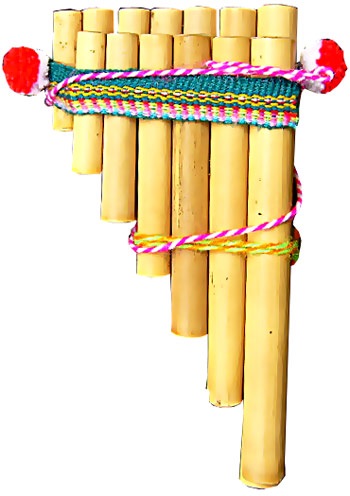 Zampoña CHULI caña  7 y 8 tubos