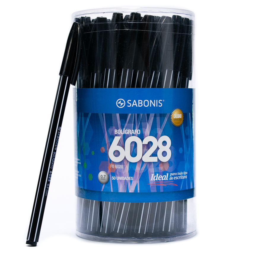 Boligrafo  sabonis rayado 6028T 50pcs