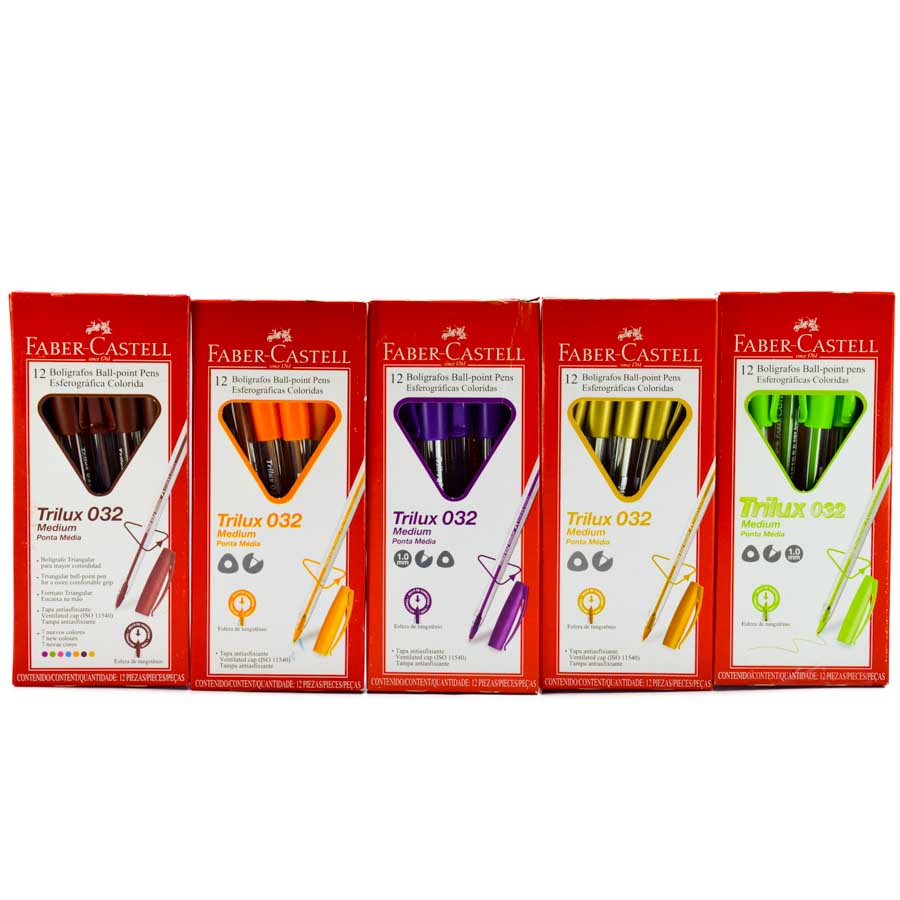 Boligrafo 032 TRILUX normal Faber Castell 12PCS