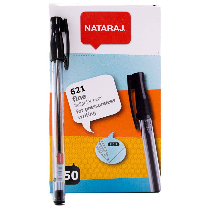 Boligrafo Nataraj 621 Fine 0.7MM 50PCS