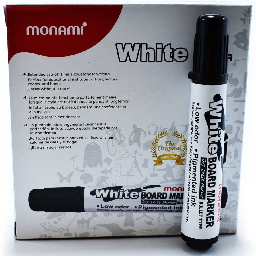 Marcador para pizarra Monami 12pcs