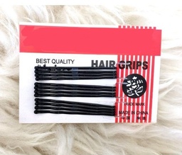 [7015P] Horquilla Sujetador de cabello pequeño Black (72pcs)