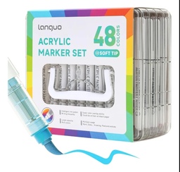[MAR-48] Marcador ACRILICO Rigido PAINT Tinta Direct (48colores)