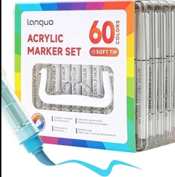 [MAR-60] Marcador ACRILICO Rigido PAINT Tinta Direct (60colores)