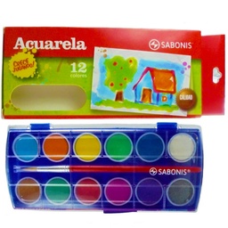 [AC012] Acuarela sabonis 12 colores