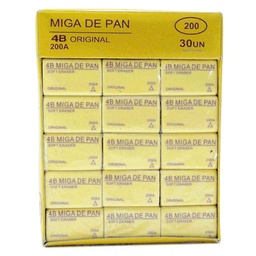 Borrador Miga de pan GRANDE 30PCS T