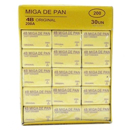 Borrador Miga de pan GRANDE 30PCS