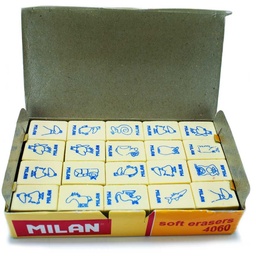 [4060] Borrador Milan Pequeño 60pcs