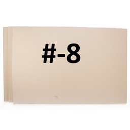 [82011004] Carton gris #8 80x120cm esp. 1.50mmt