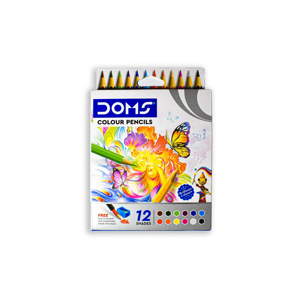 Color corto hexagonal DOMS 12 colores