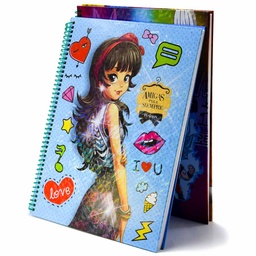 [ANLL-CAR-RAY] Cuaderno anillado Artesanal Carta Rayado 100H