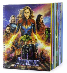 [LW-ANLL-MO-N80H] Cuaderno anillado artesanal Medio oficio 80h