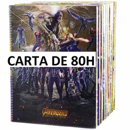 [LW-ANLL-80-MO] Cuaderno anillado artesanal carta 80h paq.de 10unid.