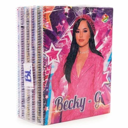 [AN-AR-CA-BL-SM] Cuaderno anillado artesanal carta blanco 100Hjs SIN MARGEN paq.de 10 unid.