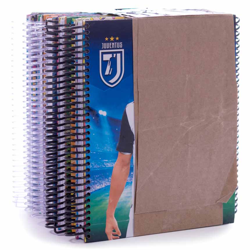 Cuaderno anillado artesanal medio oficio 180h paq.de 10 unid. T