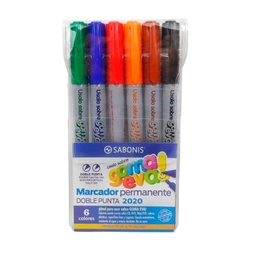 [MDP-GES6] Marcador Doble Punta para GOMA EVA SABONIS 6PCS