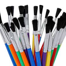 [PI-CH-R12] pincel Semi-redondo de 6pcs para acuarela