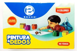 [FP6] Pintura al dedo BENMA 6 colores