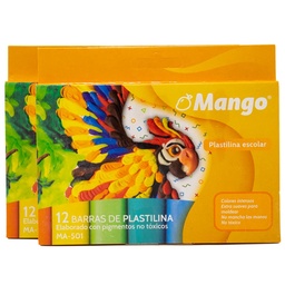 [MA502] Plastilina Mango 12 colores