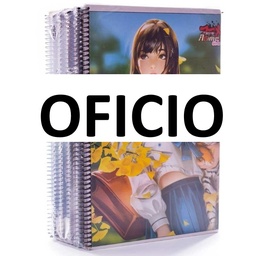 [ANI-OF.100H] Cuaderno Anillado Artesanal  OFICIO 100h