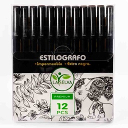 Tiralineas o estilografos premium La Selva de 12pcs