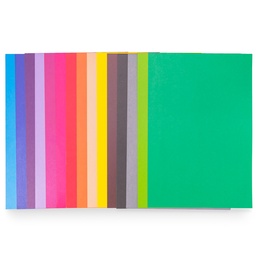 [CCH-OF100H] Cartulina fuerte OFICIO 10 colores surtido de 180gr. CHAMPION 100hjs